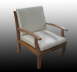 Lady Ashton lounge chair with cushion B10-9910