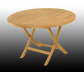 Lady Dutch Round Folding Table 120 cm B02-4010