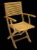 Lord Nelson folding arm chair A04-2023