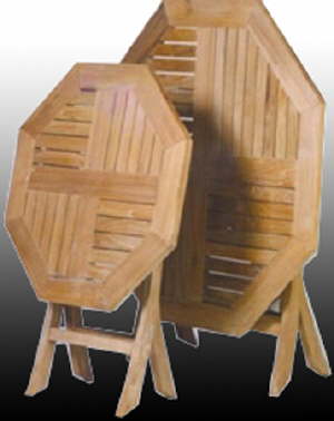 Lady Dutch Octagonal folding table 90cm B02-4073