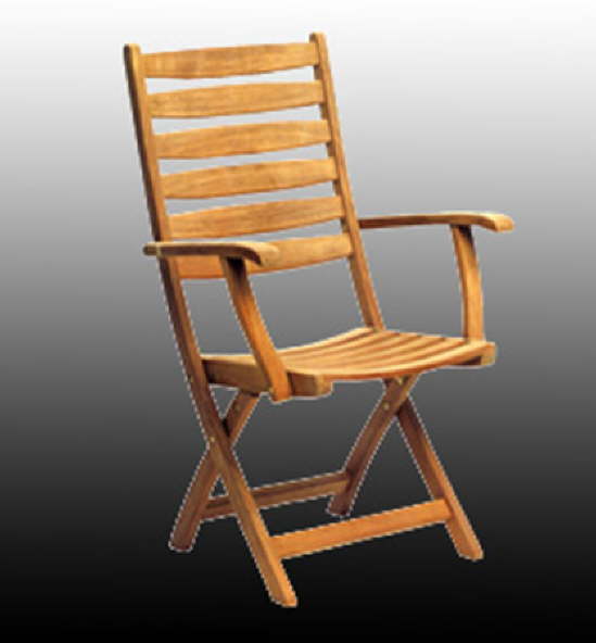 Lady Wimbledon folding arm chair B04-4016